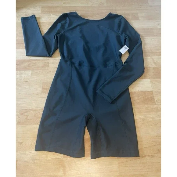 NWT Old Navy Power soft Bodysuit Open Back Long Sleeve Size M Tall - Picture 6 of 11